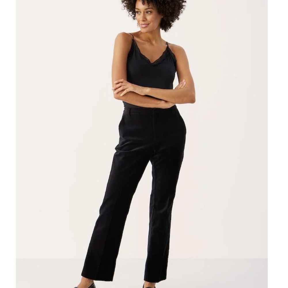 Black tailored Pants- European brand Part Two Birdie PW
